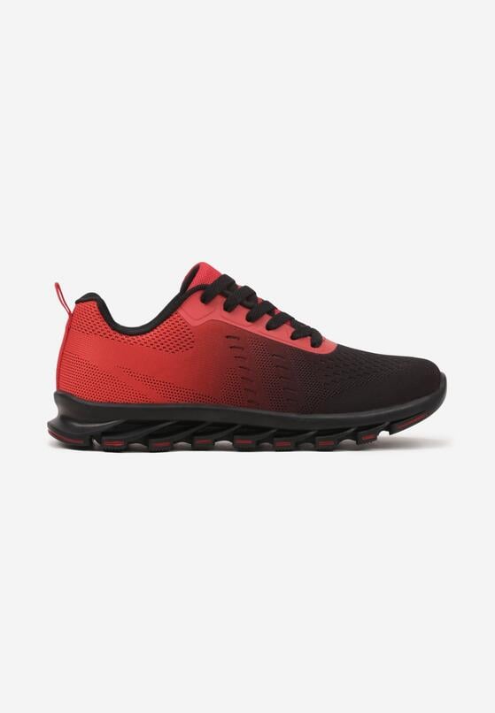 Pantofi sport Negru cu roșu 4