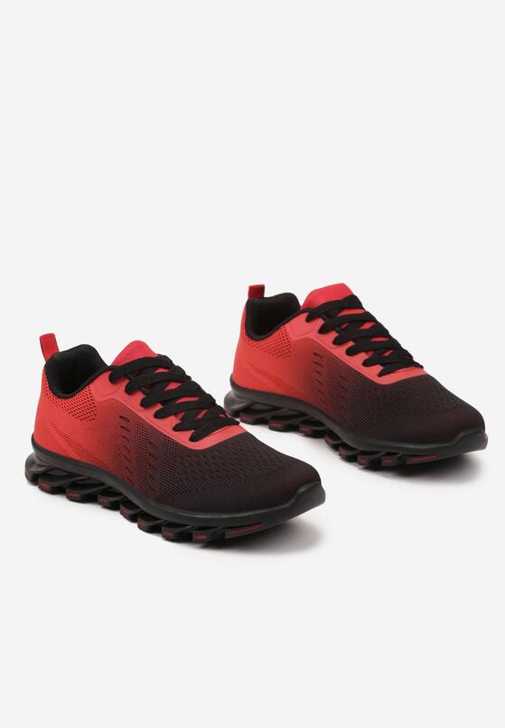 Pantofi sport Negru cu roșu 5