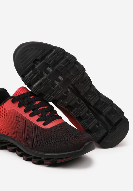 Pantofi sport Negru cu roșu 6