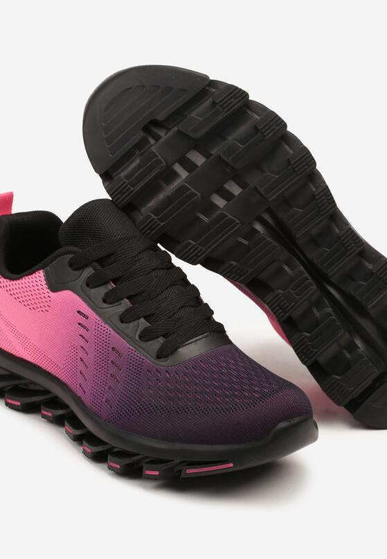 Pantofi sport Negru cu fucsia 6
