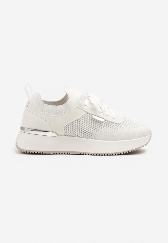 Białe Siateczkowe Sneakersy Dorami 4