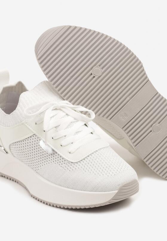 Białe Siateczkowe Sneakersy Dorami 6