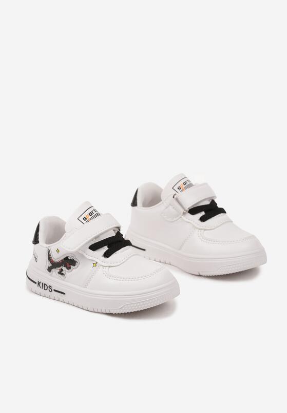 Pantofi sport Alb cu negru 2