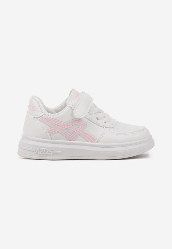 Pantofi sport Alb cu roz 1