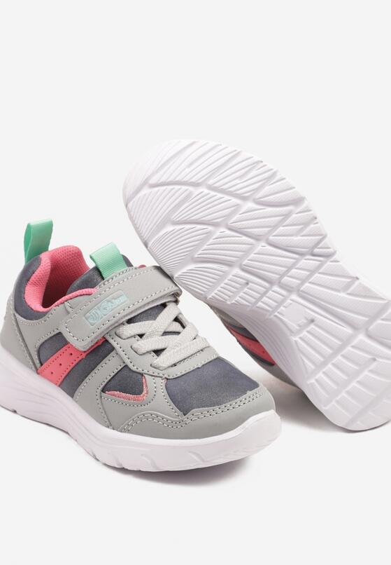 Pantofi sport Bleumarin cu fucsia 3