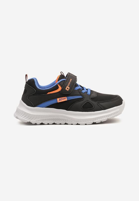 Czarno-Niebieskie Buty Sportowe Sneakersy Ozdobione Napisem Ilovella 1