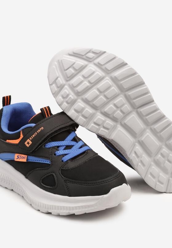 Czarno-Niebieskie Buty Sportowe Sneakersy Ozdobione Napisem Ilovella 3