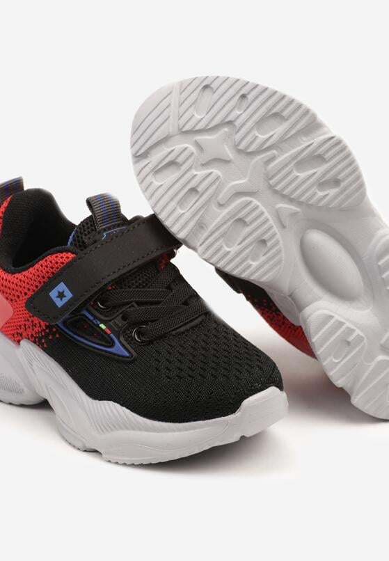 Pantofi sport Negru cu roșu 3