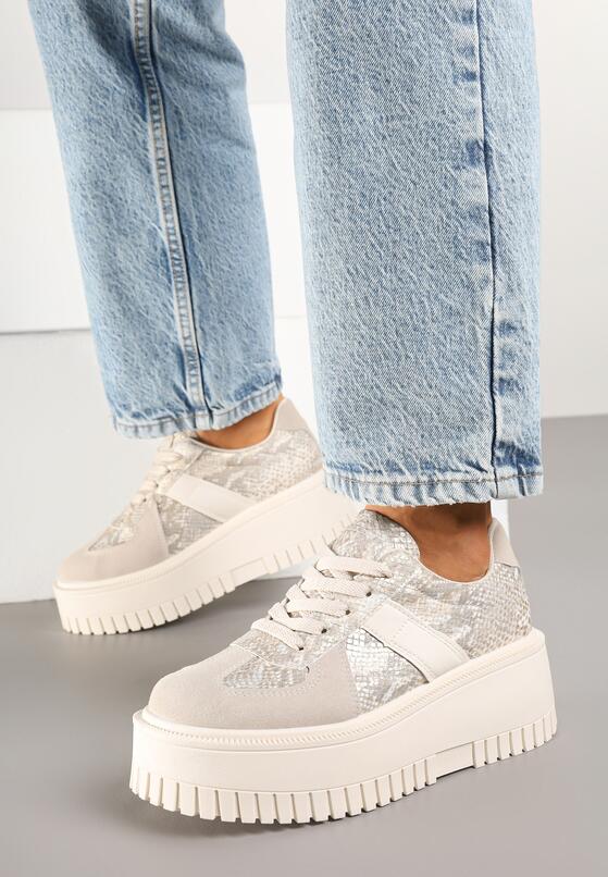 Sneakers Print piele de șarpe 1