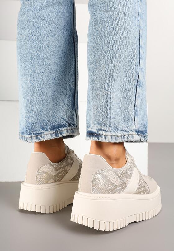 Sneakers Print piele de șarpe 3