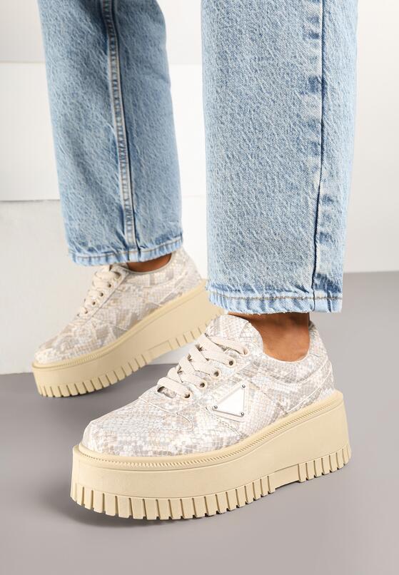 Sneakers Print piele de șarpe 1