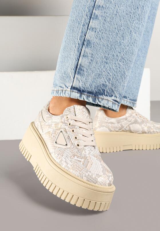 Sneakers Print piele de șarpe 3