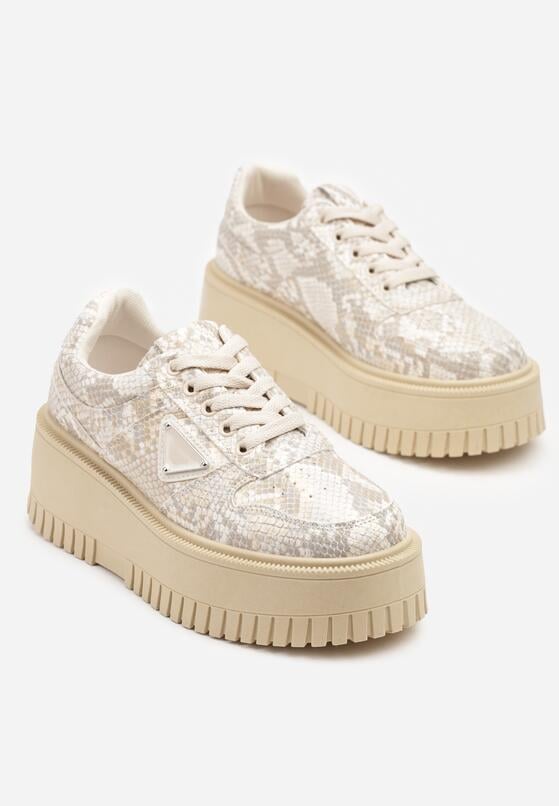Sneakers Print piele de șarpe 5