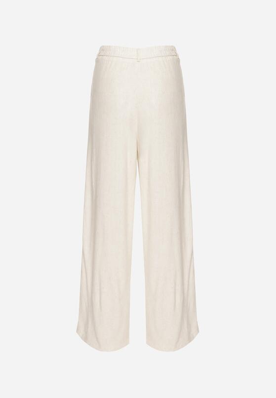 Pantaloni Alb cu negru 7