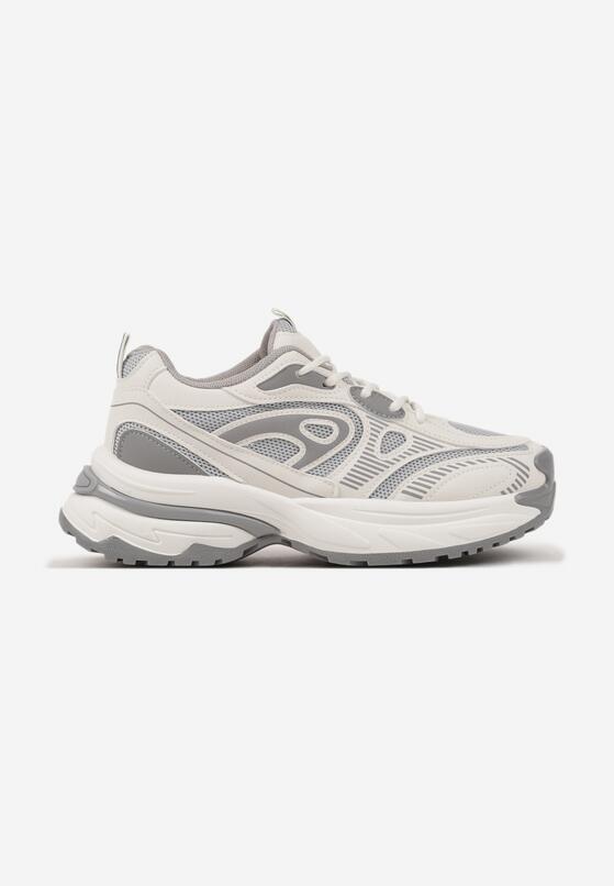 Szare Sneakersy na Piankowej Podeszwie w Streetwearowym Stylu Islivia 4