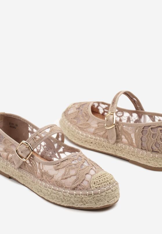 Espadrile Bej închis 6