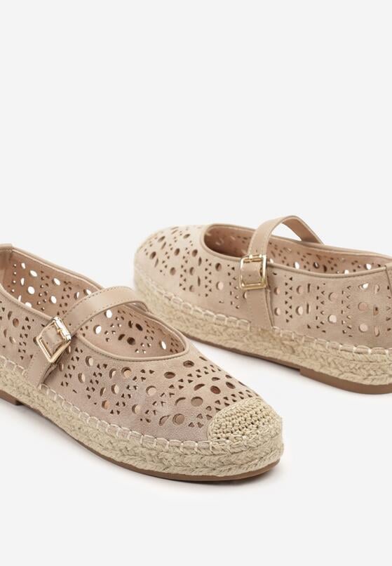 Sötét bézs Espadrilles 6