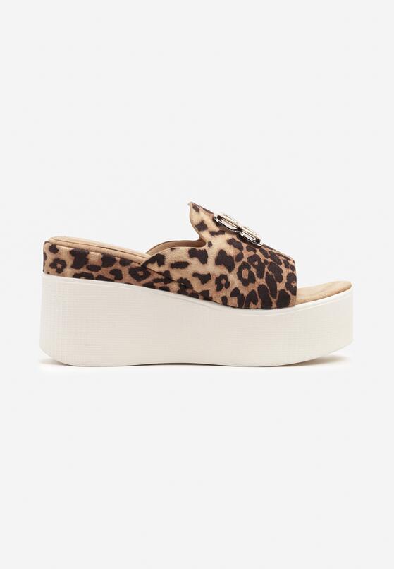 Papuci Imprimeu leopard 4