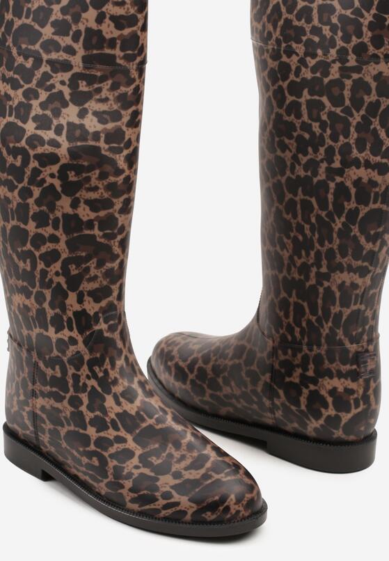 Cizme de cauciuc  Imprimeu leopard 6