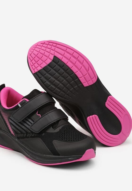Pantofi sport Negru cu fucsia 3