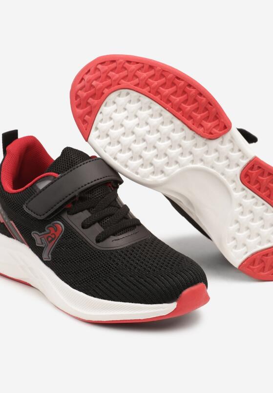 Pantofi sport Negru cu roșu 3