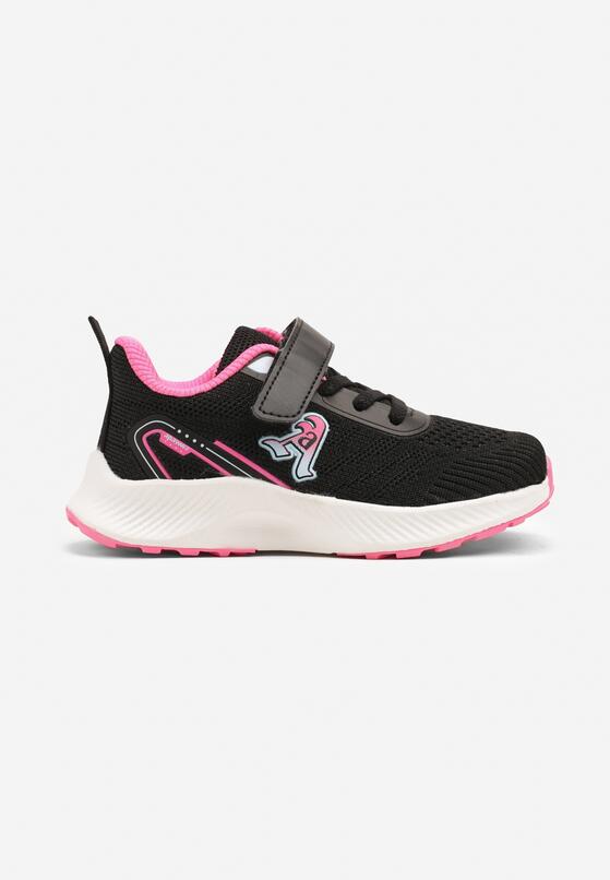 Pantofi sport Negru cu fucsia 1