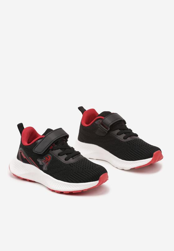 Pantofi sport Negru cu roșu 2