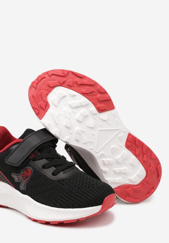Pantofi sport Negru cu roșu 3