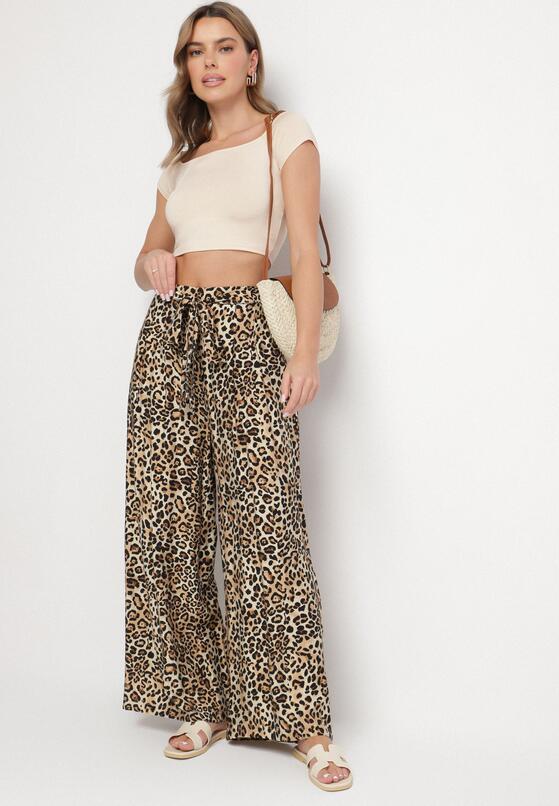 Pantaloni Imprimeu leopard 2