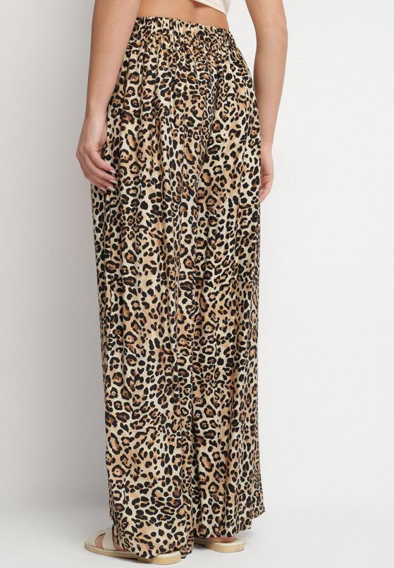 Pantaloni Imprimeu leopard 3