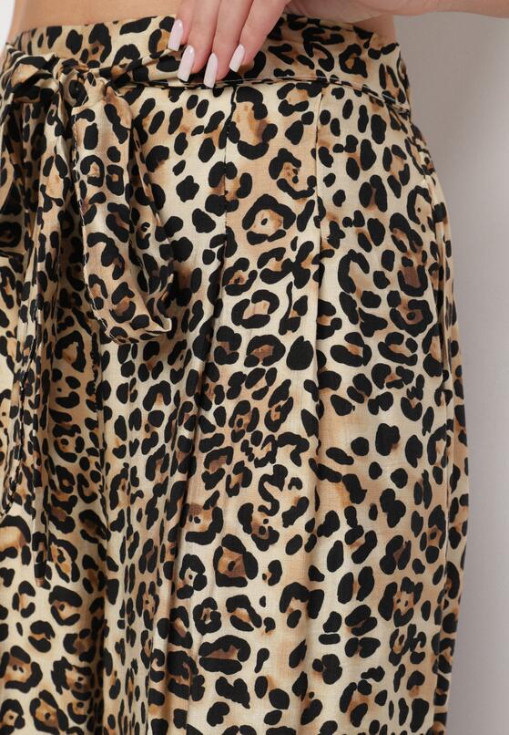 Pantaloni Imprimeu leopard 5