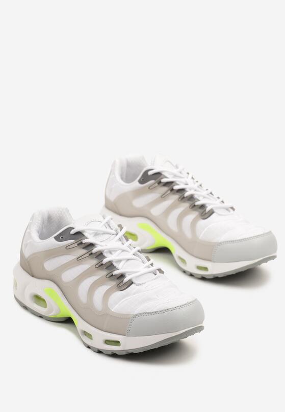 Pantofi sport Alb cu gri 2