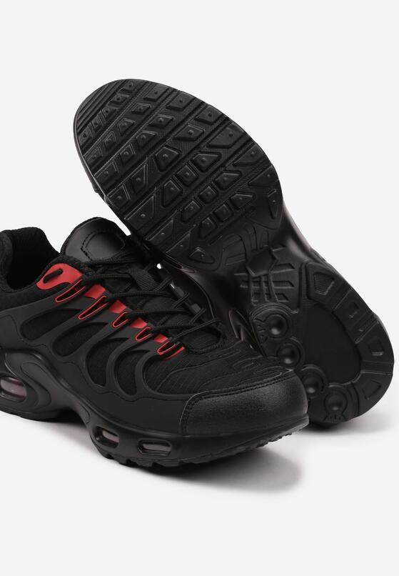 Pantofi sport Negru cu roșu 3