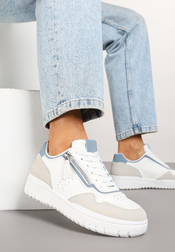 Sneakers Alb cu albastru 2