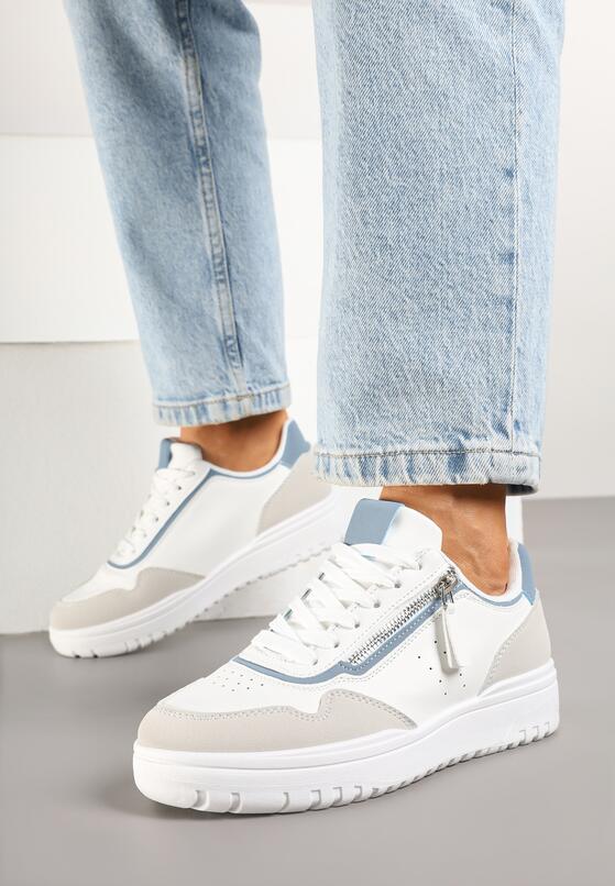 Sneakers Alb cu albastru 1