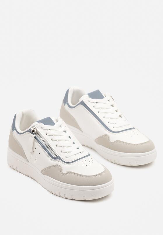 Sneakers Alb cu albastru 5