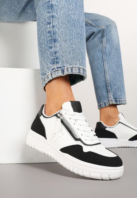 Sneakers Alb cu negru 1