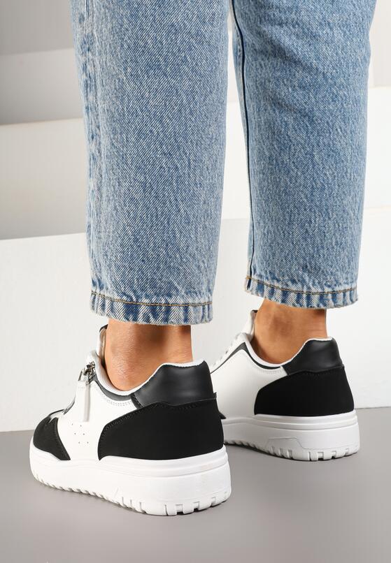 Sneakers Alb cu negru 3