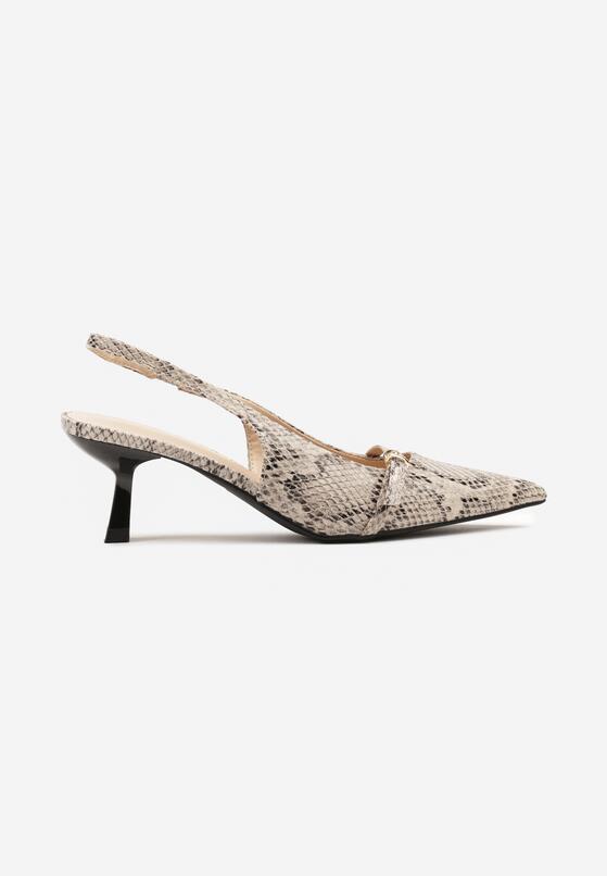 Sandale Print piele de șarpe 4