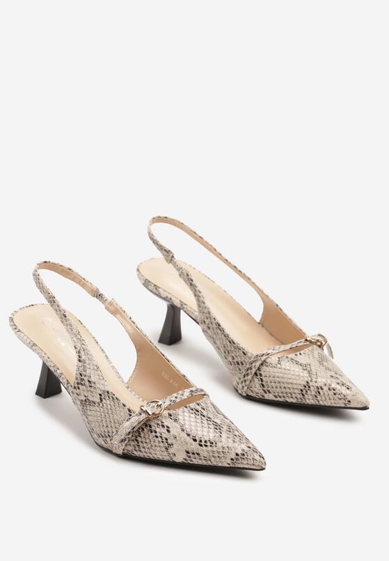 Sandale Print piele de șarpe 5