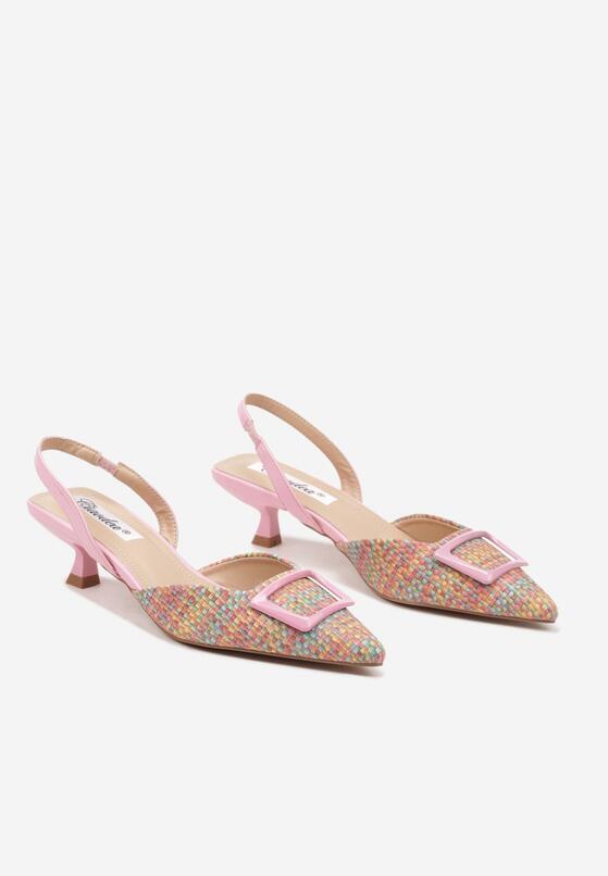 Pantofi cu toc Roz 5