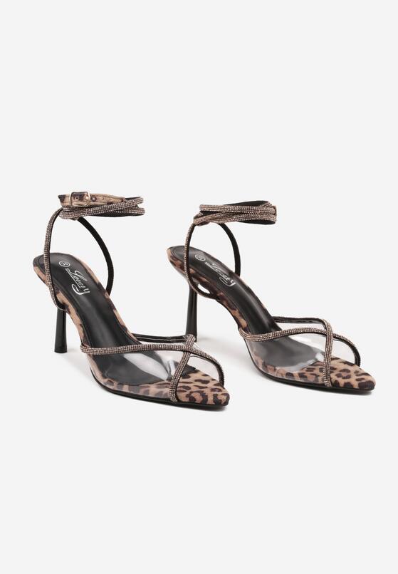 Pantofi stiletto Imprimeu leopard 5