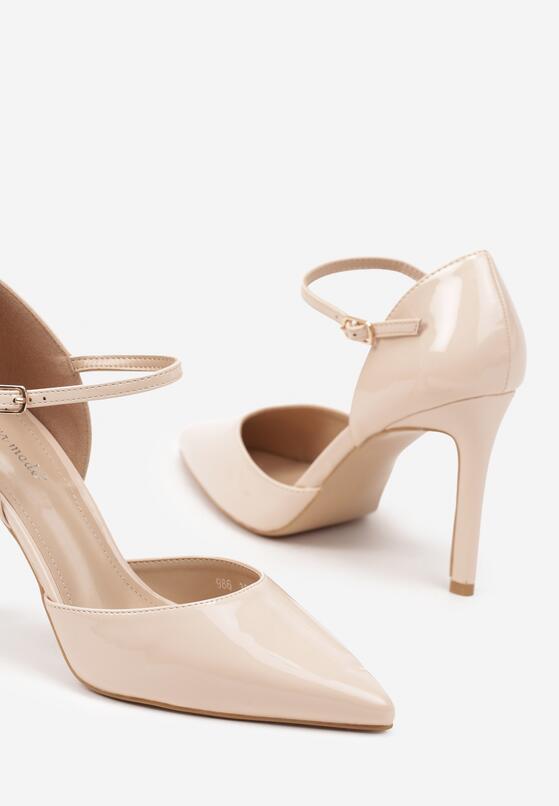 Pantofi stiletto Bej 6