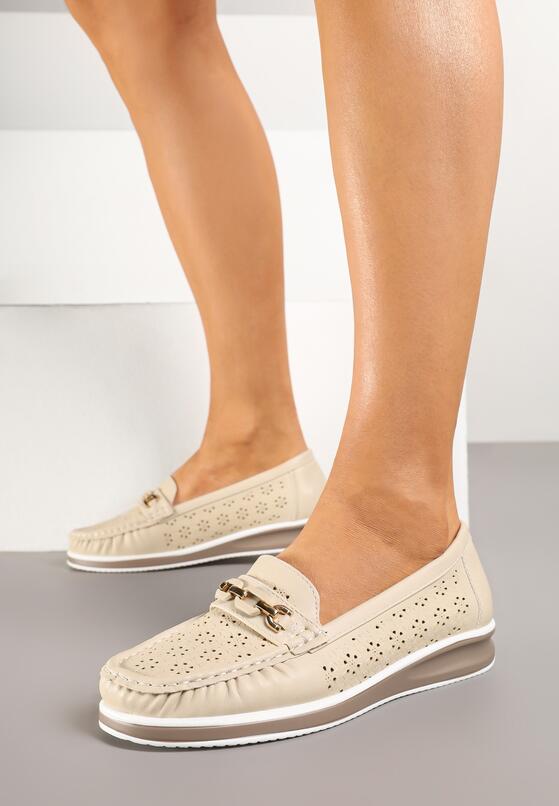 Mocasini Bej 2