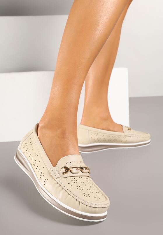 Mocasini Bej 1
