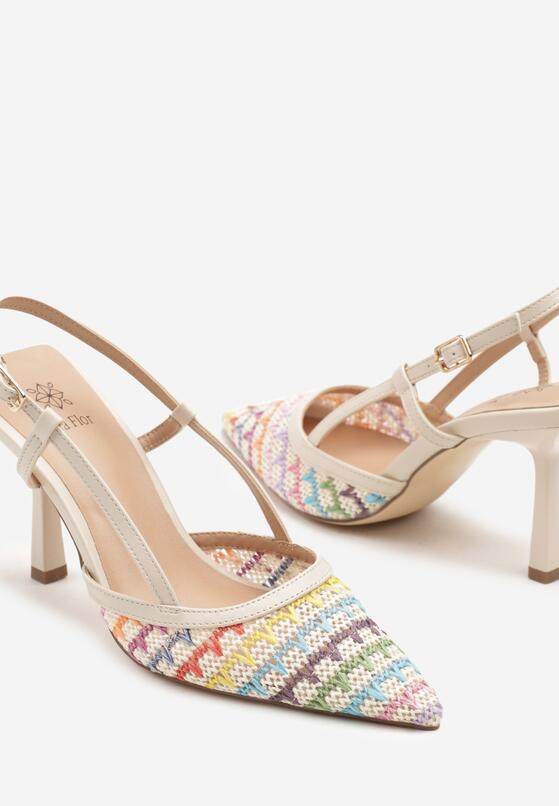 Pantofi stiletto Bej 6