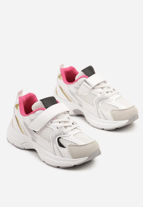 Wielokolorowe Buty Sportowe Sneakersy z Geometrycznym Motywem Olirenea 2