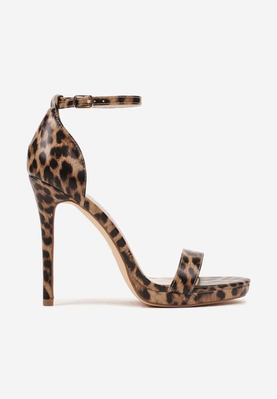 Pantofi stiletto Imprimeu leopard 4