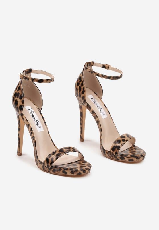 Pantofi stiletto Imprimeu leopard 5