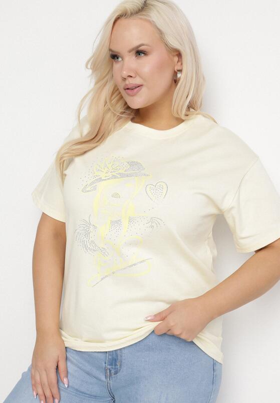 T-shirt Galben deschis 4